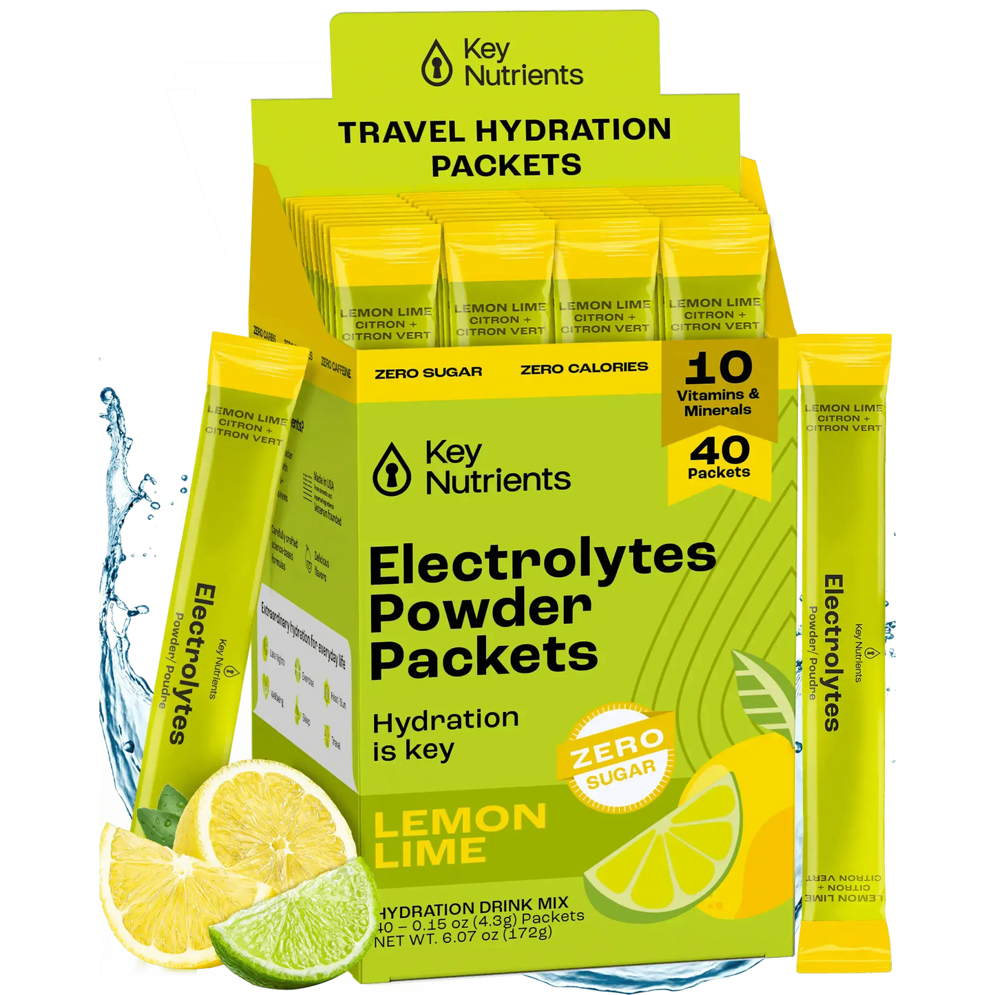 Electrolyte Recovery Plus Powder (Sugar-Free) Key Nutrients