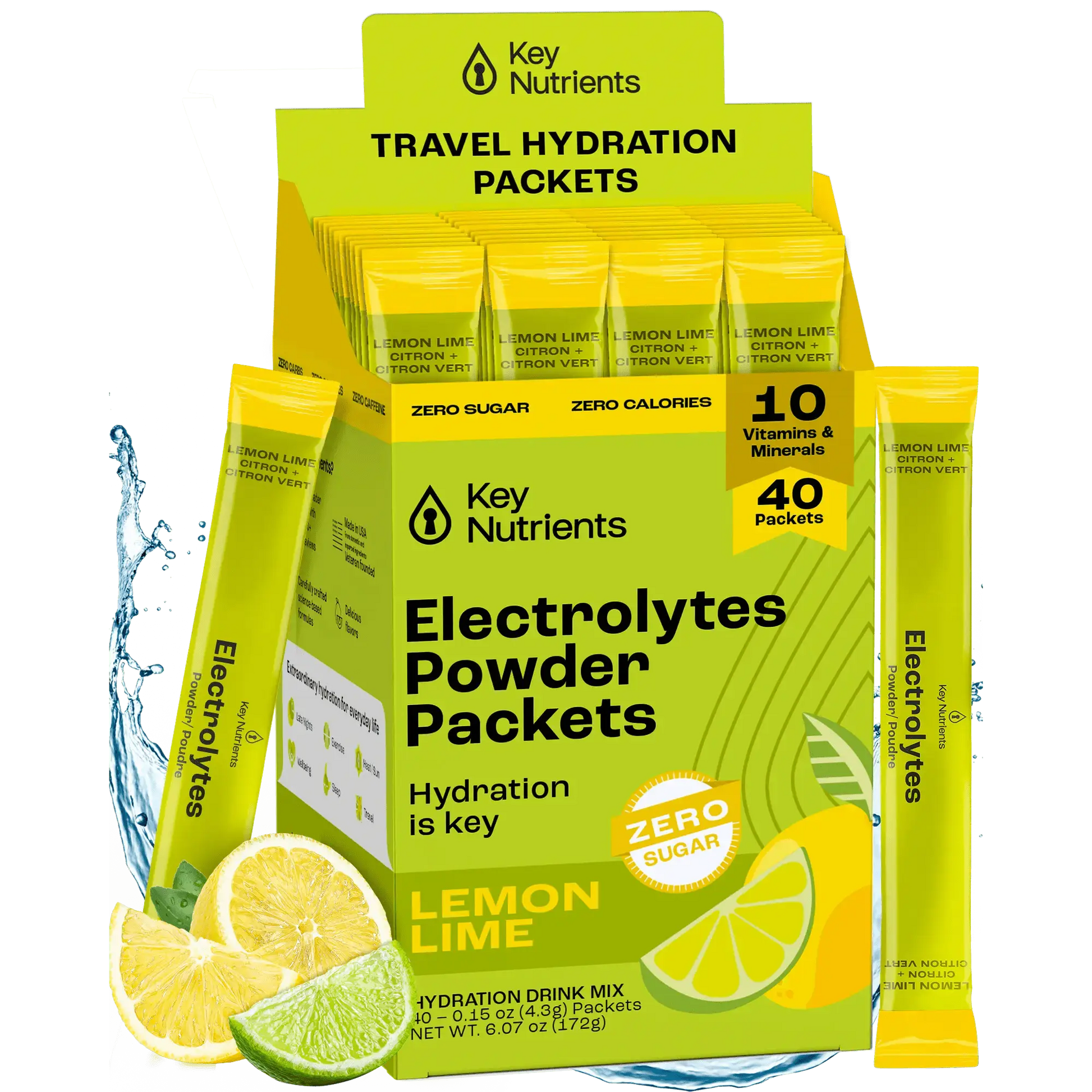 Electrolyte Recovery Plus Powder (Sugar-Free) Key Nutrients