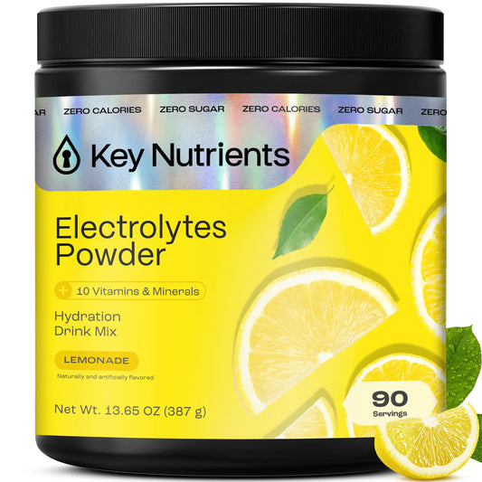 Electrolyte Recovery Plus Powder (Sugar-Free) Key Nutrients