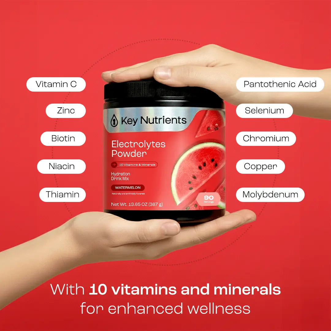 Electrolyte Recovery Plus Powder (Sugar-Free) Key Nutrients