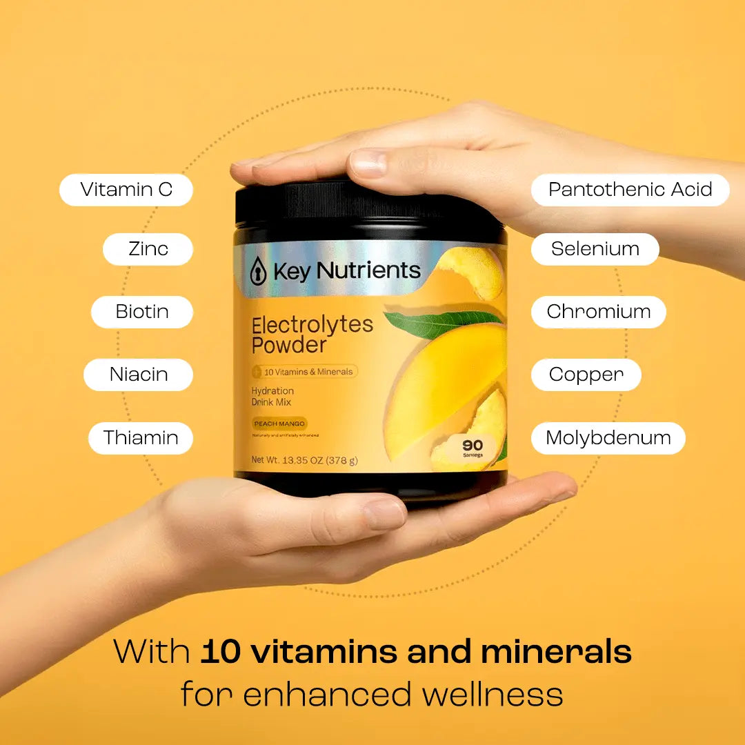 Electrolyte Recovery Plus Powder (Sugar-Free) Key Nutrients