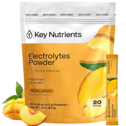 Electrolyte Recovery Plus Powder (Sugar-Free) Key Nutrients
