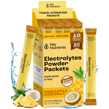Electrolyte Recovery Plus Powder (Sugar-Free) Key Nutrients