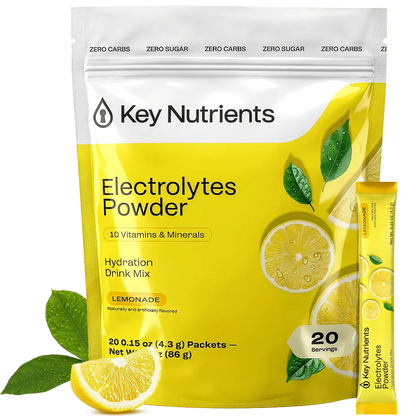 Electrolyte Recovery Plus Powder (Sugar-Free) Key Nutrients