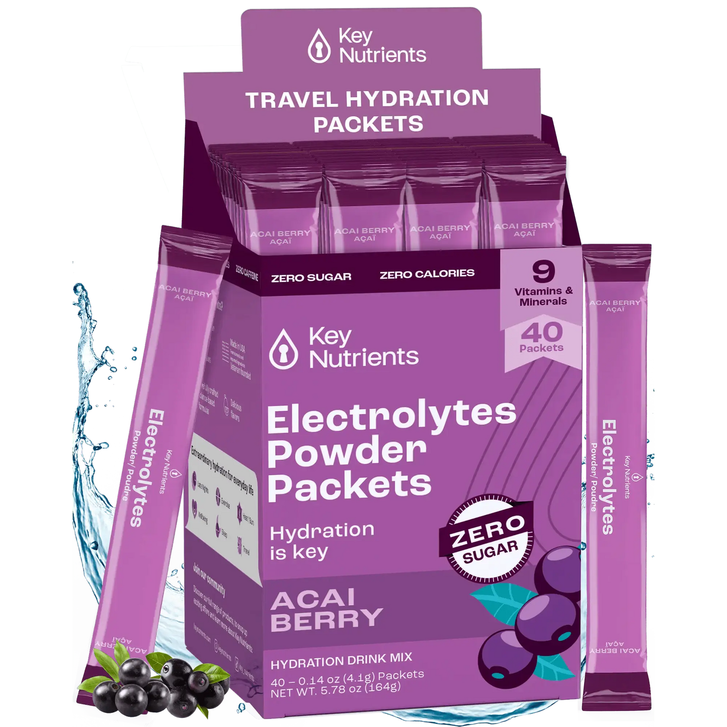 Electrolyte Recovery Plus Powder (Sugar-Free) Key Nutrients