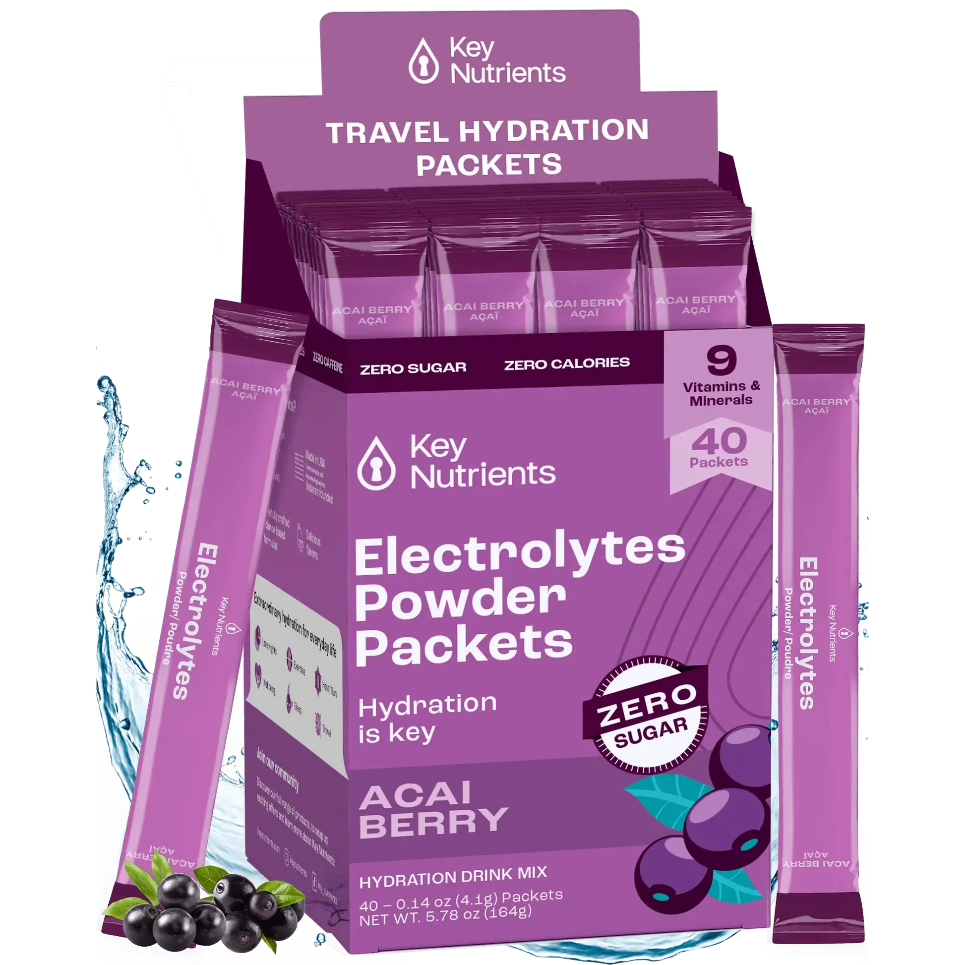 Electrolyte Recovery Plus Powder (Sugar-Free) Key Nutrients
