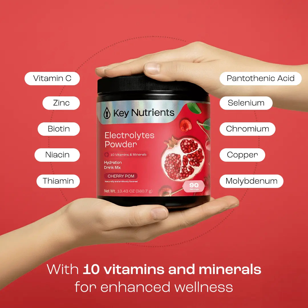 Electrolyte Recovery Plus Powder (Sugar-Free) Key Nutrients