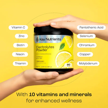Electrolyte Recovery Plus Powder (Sugar-Free) Key Nutrients
