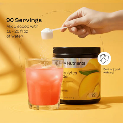 Electrolyte Recovery Plus Powder (Sugar-Free) Key Nutrients