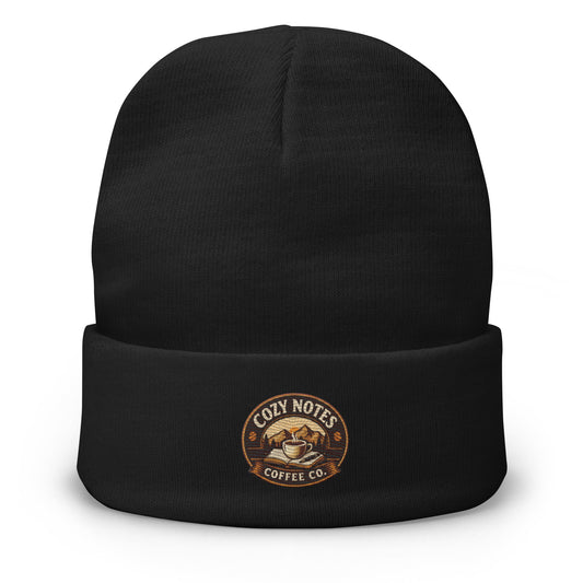 Embroidered Beanie - Cozy Notes Coffee Co