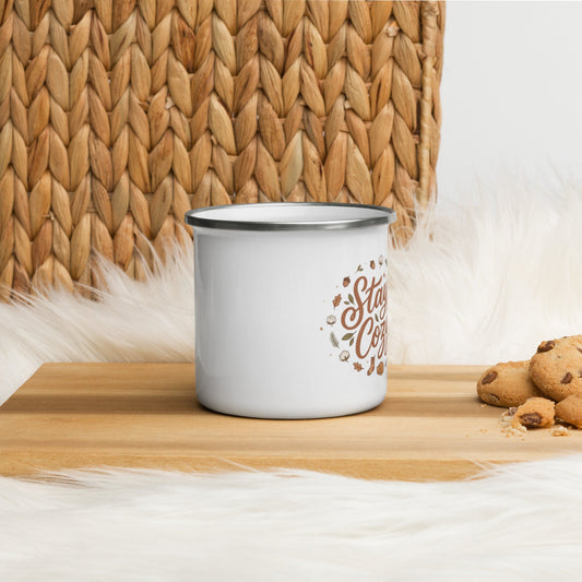 Enamel Mug - Cozy Notes Coffee Co