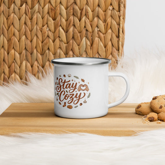 Enamel Mug - Cozy Notes Coffee Co