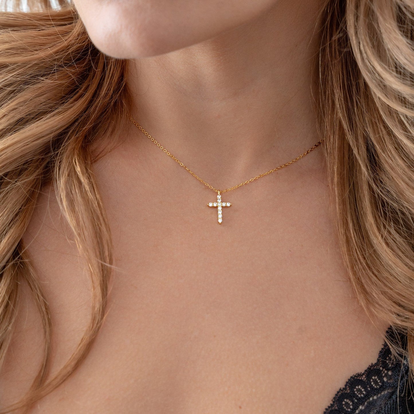 Faith Vermeil Necklace - Cozy Notes Coffee Co