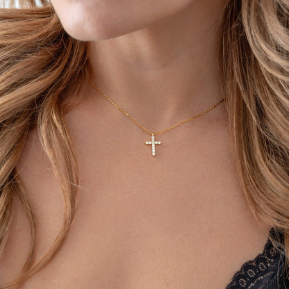 Faith Vermeil Necklace - Cozy Notes Coffee Co