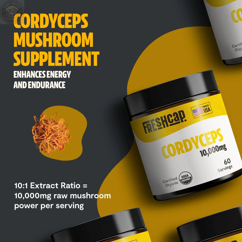 Cordyceps Mushroom Extract Powder FreshCap Mushrooms