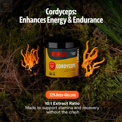 Cordyceps Mushroom Extract Powder FreshCap Mushrooms