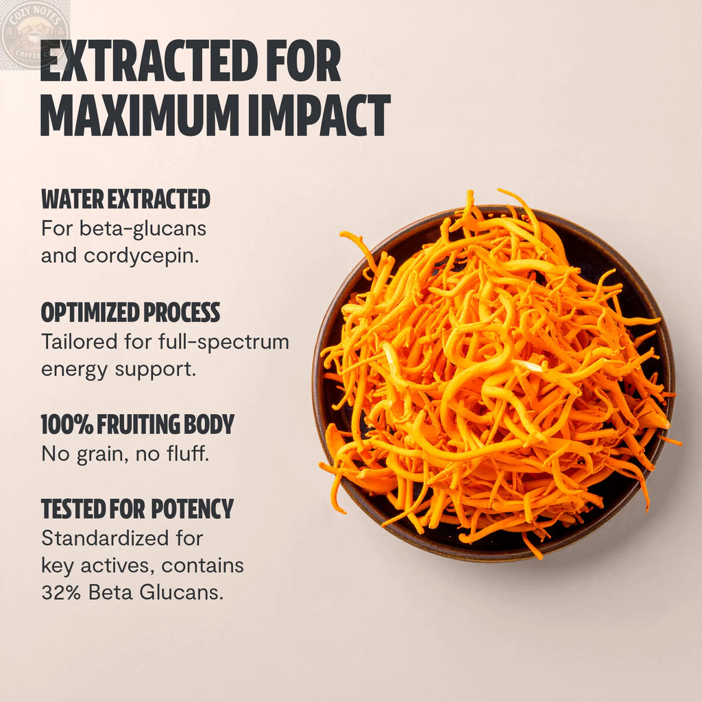 Cordyceps Mushroom Extract Powder FreshCap Mushrooms