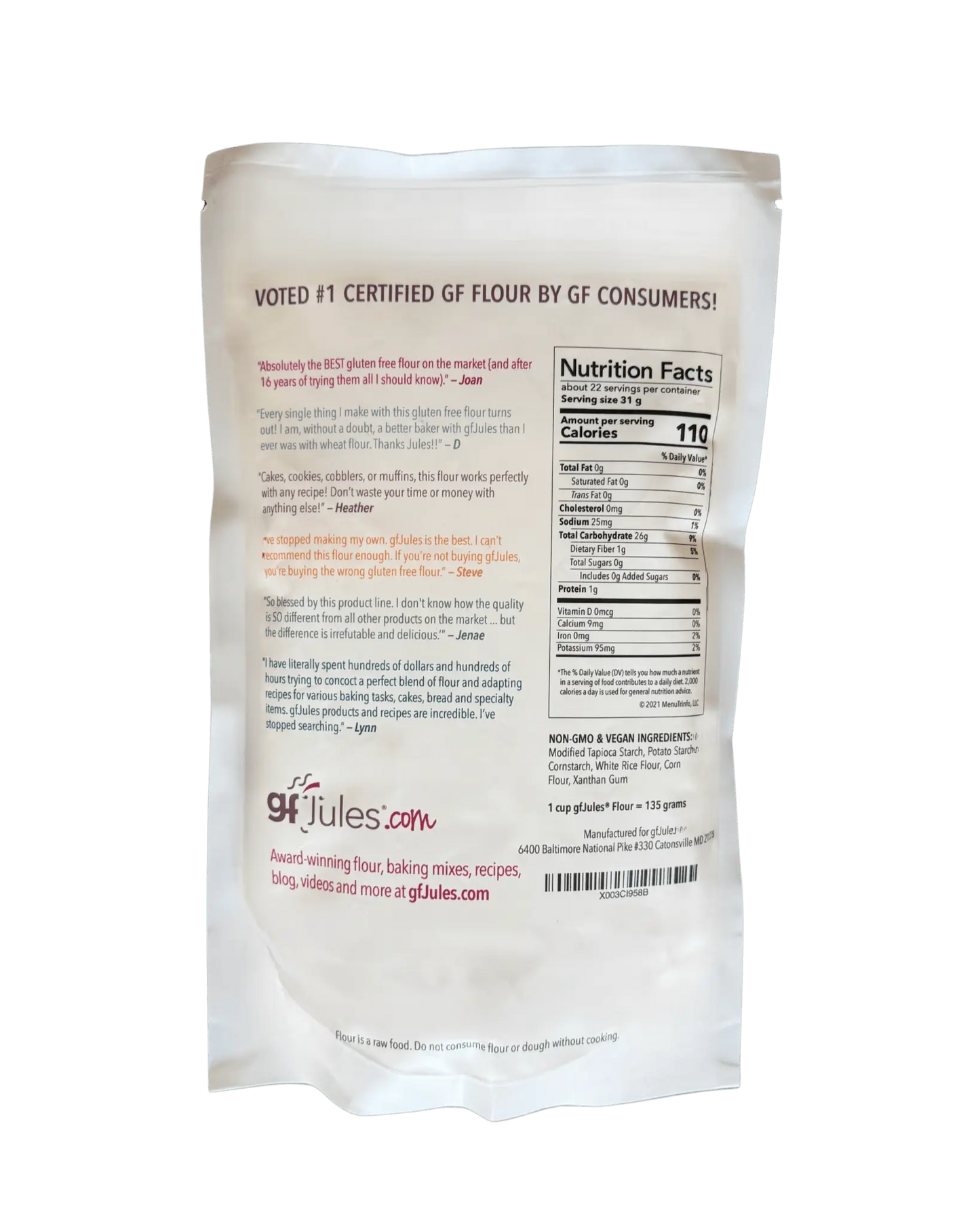 gfJules All Purpose Gluten Free Flour gfJules