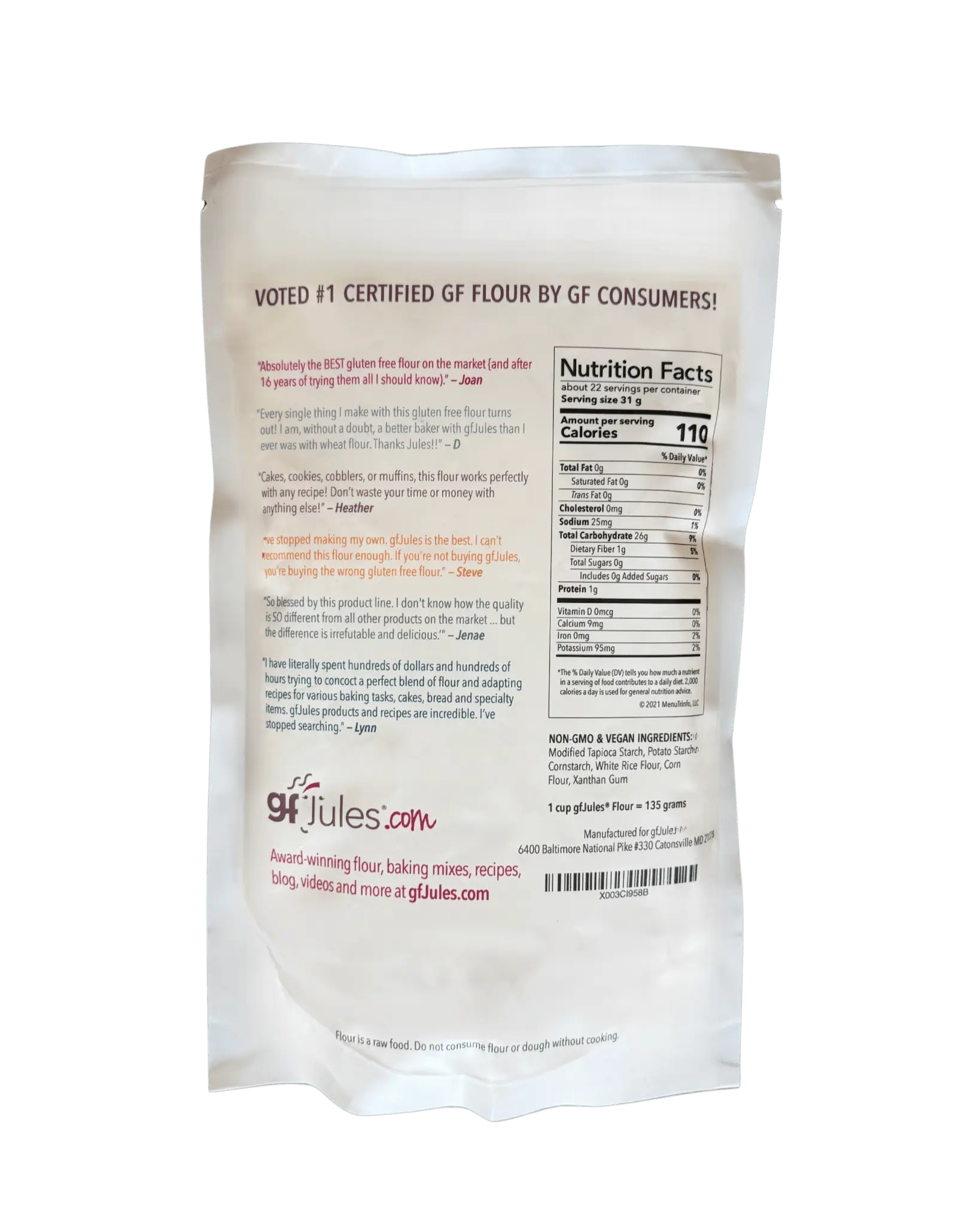 gfJules All Purpose Gluten Free Flour gfJules