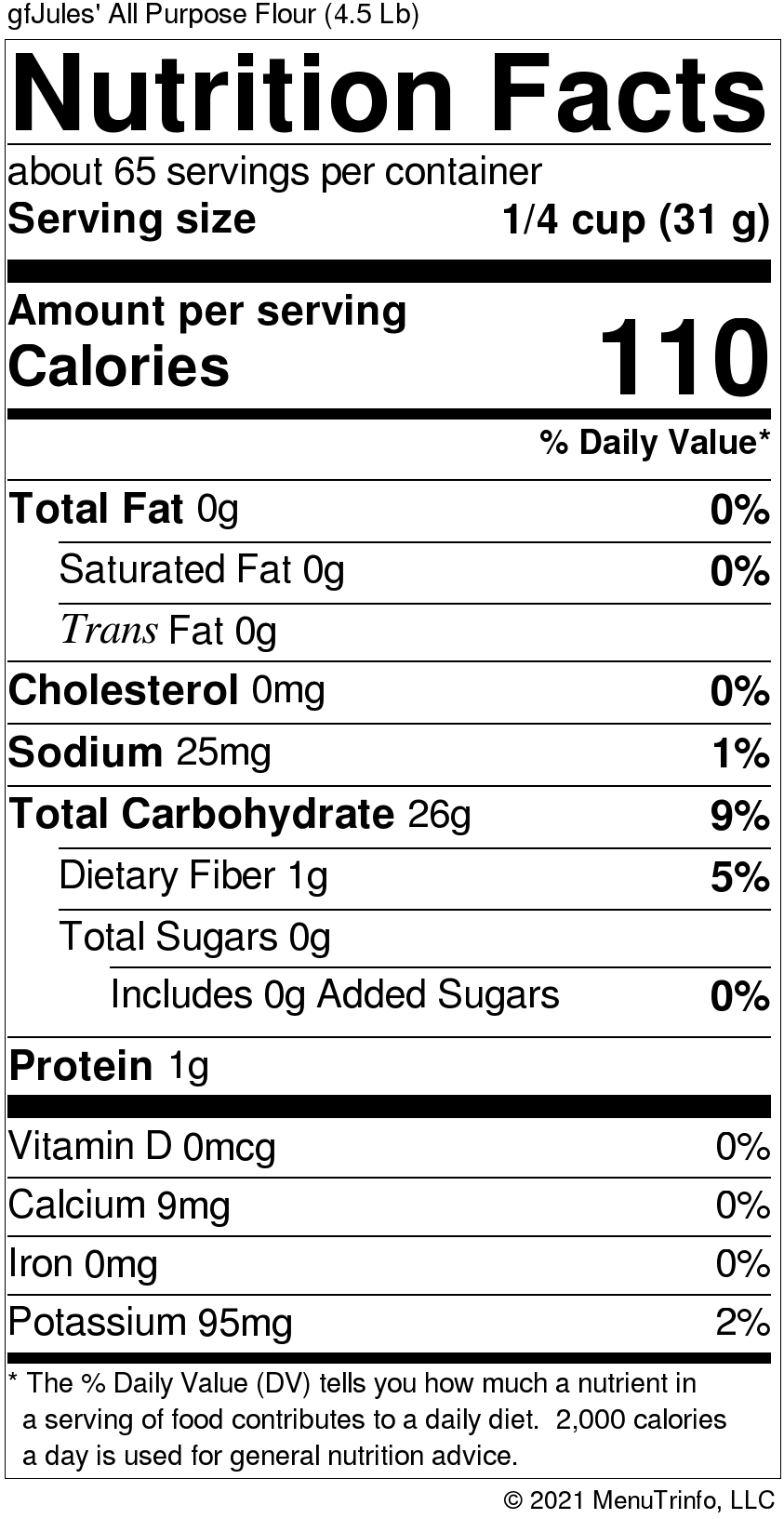 gfJules All Purpose Gluten Free Flour gfJules
