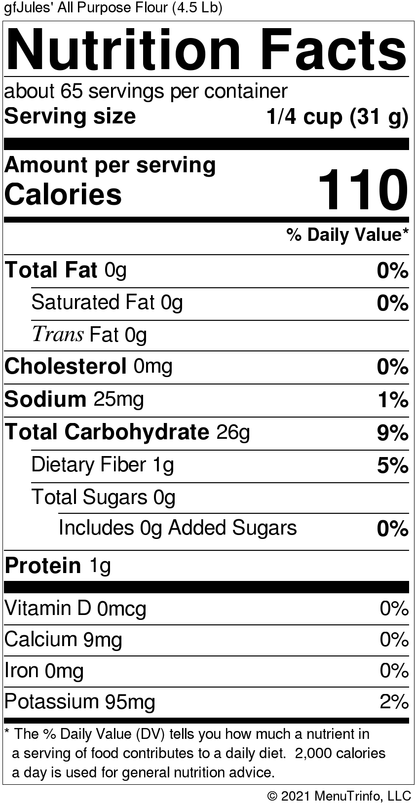 gfJules All Purpose Gluten Free Flour gfJules