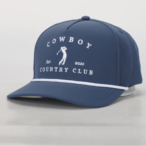 Golfer Roped Hat Navy - Cozy Notes Coffee Co