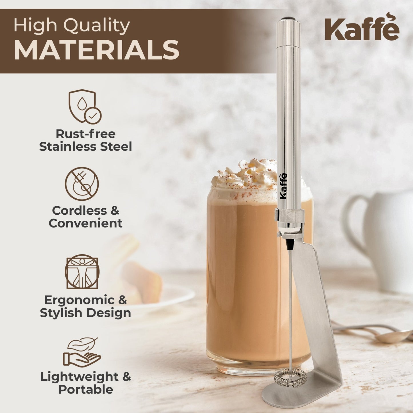 Handheld Milk Frother, KF6020 - Cozy Notes Coffee Co