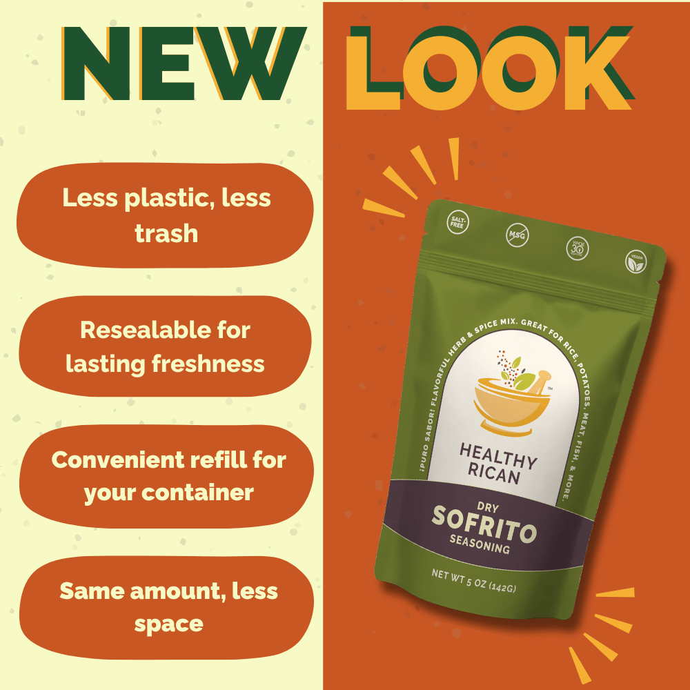 Dry Sofrito Seasoning Resealable Bag