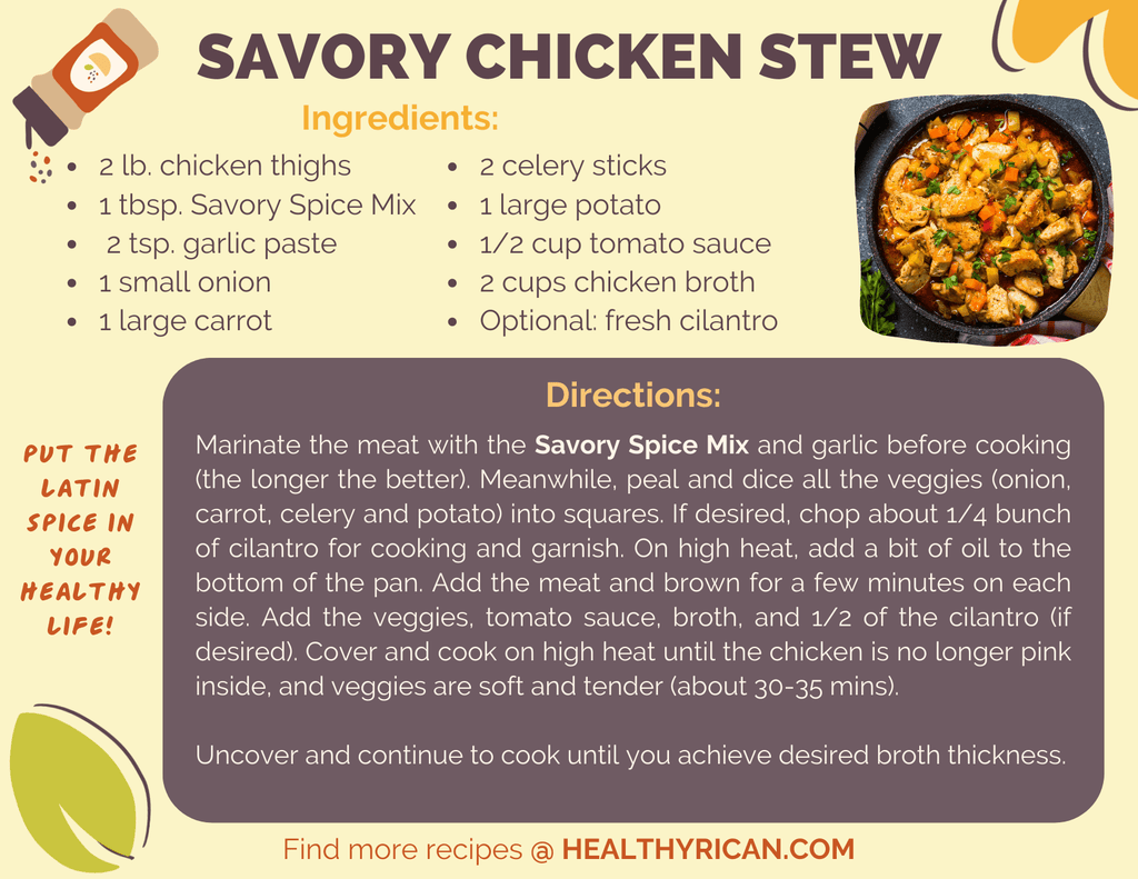 Savory Chicken Mix Jar