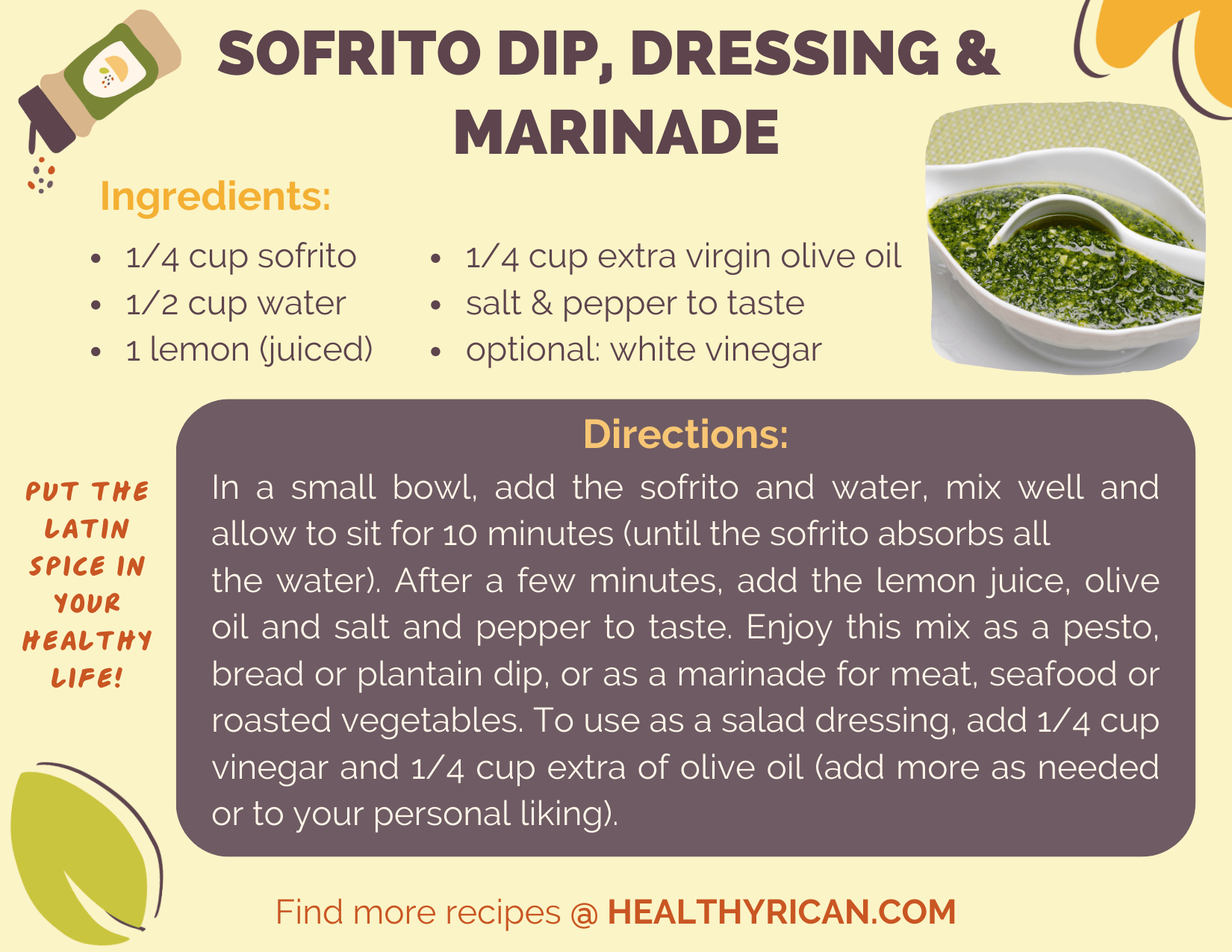Sofrito Seasoning Jar