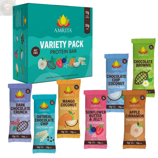 High Protein Bars Variety Pack Amrita Health Foods