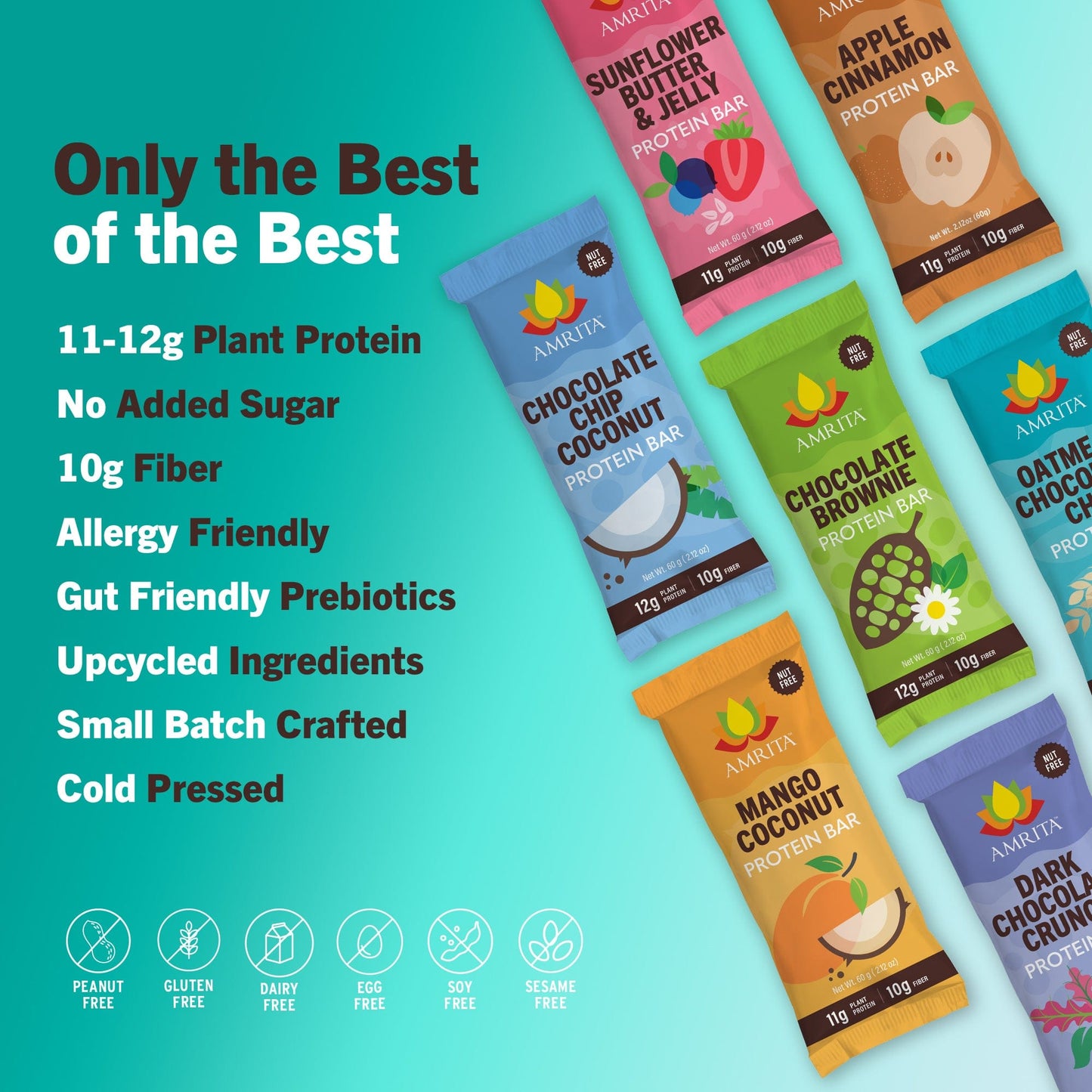 High Protein Bars Variety Pack - Cozy Notes Coffee Co