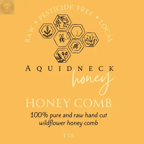 New England hand cut Honey Comb Aquidneck Honey