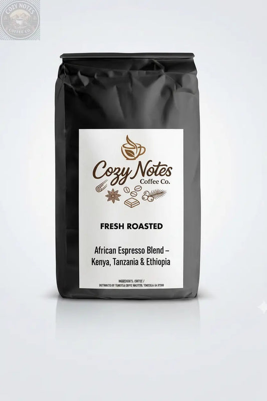 African Espresso Blend coffee bag