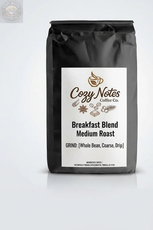 Breakfast Blend Medium Roast coffee bag