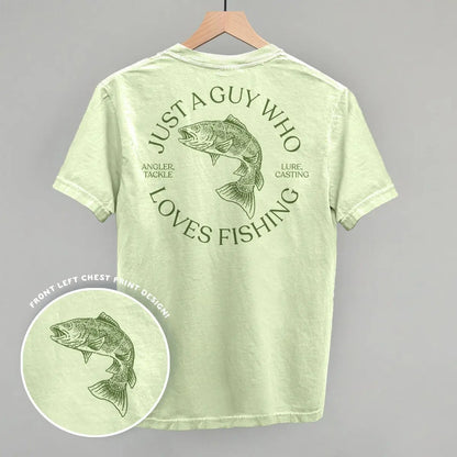 Just A Guy Who Loves Fishing (Back Print) Ivy + Cloth