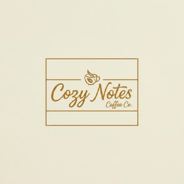 Cozy Notes CoffeeCo Logo Small Batch Roast