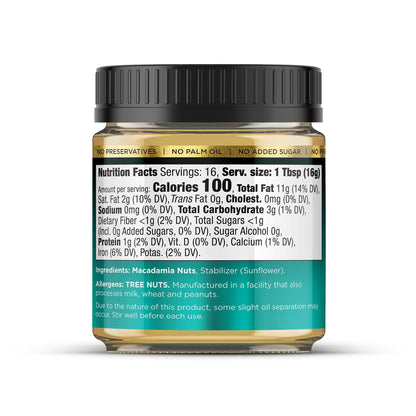 Macadamia Nut Butter All Natural Flavor (1 Flavor, 1 Jar) - Cozy Notes Coffee Co