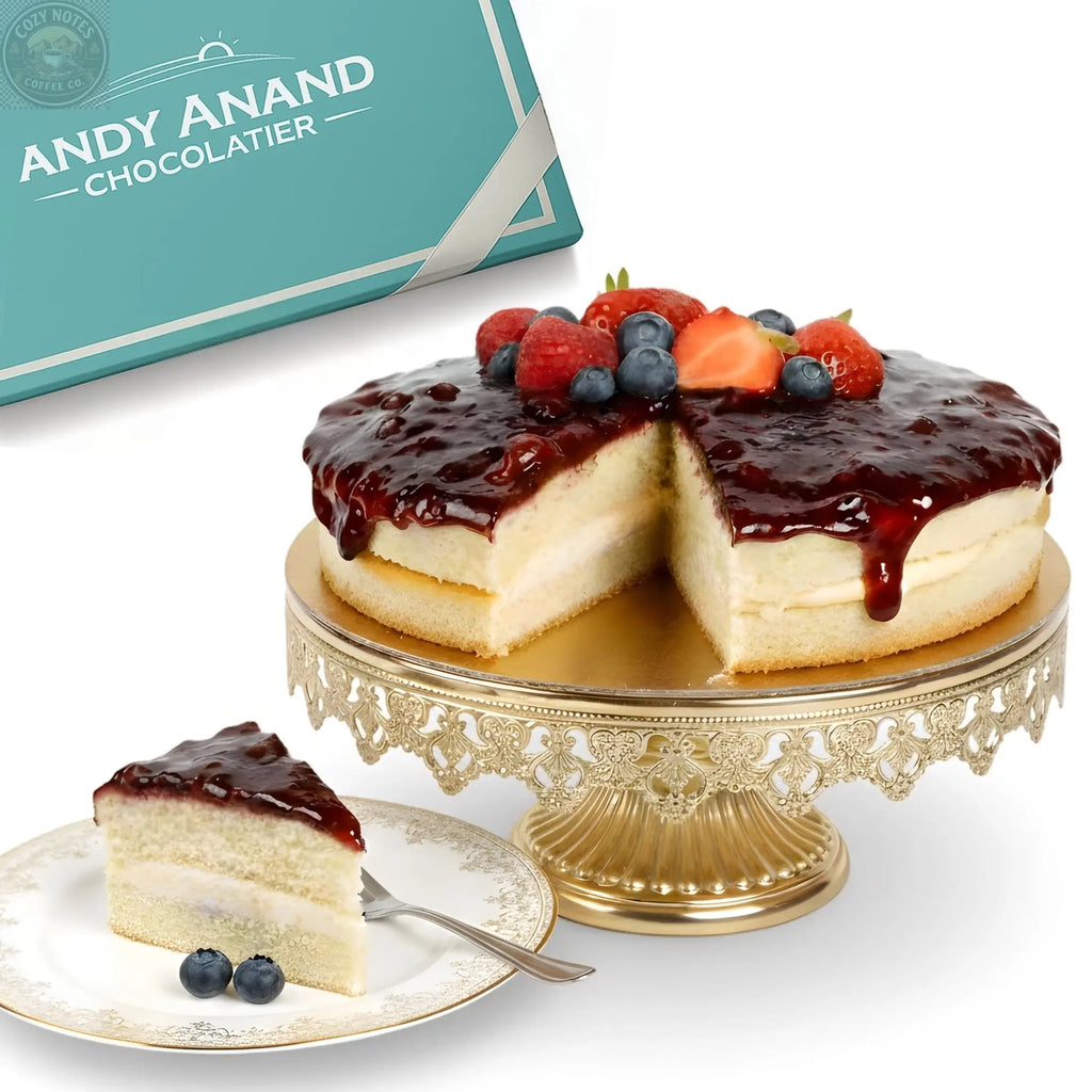 Andy Anand Sugar-Free Gluten-Free Wildberry Cake, 2.5 lb – Keto & Diabetic-Friendly, Mixed Berries, No Preservatives, Birthday Gift Box Andyanand