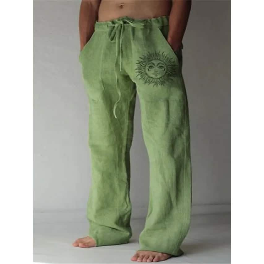 Men's Fashion Streetwear Straight Pants - Cozy Notes Coffee Co