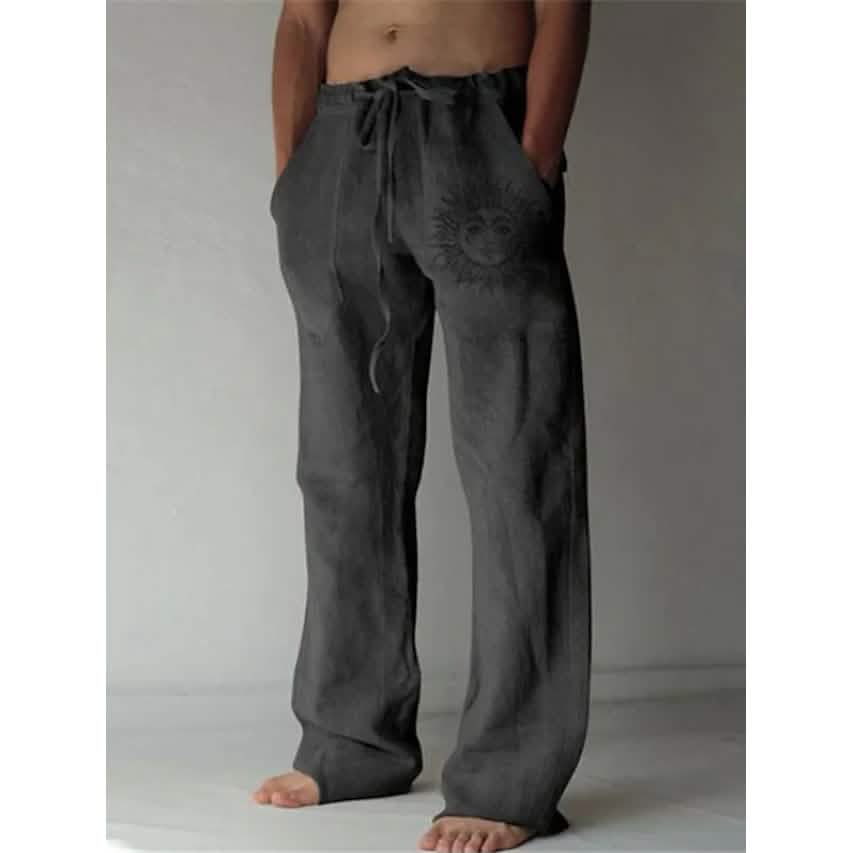Men's Fashion Streetwear Straight Pants - Cozy Notes Coffee Co