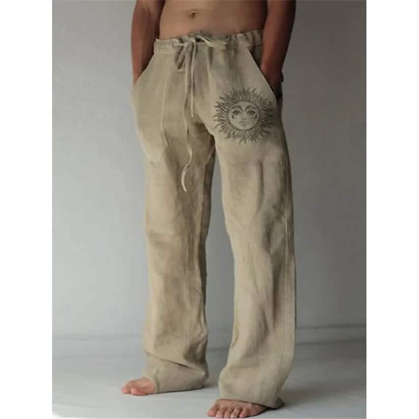 Men's Fashion Streetwear Straight Pants - Cozy Notes Coffee Co