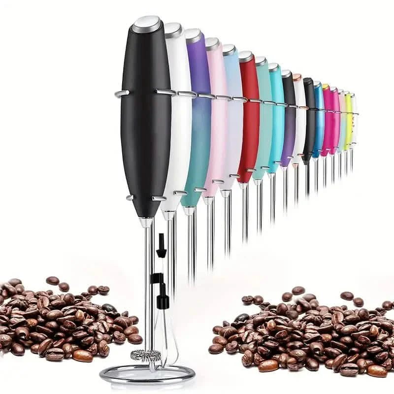 Milk Frother, Handheld Electric Mixer - Cozy Notes Coffee Co