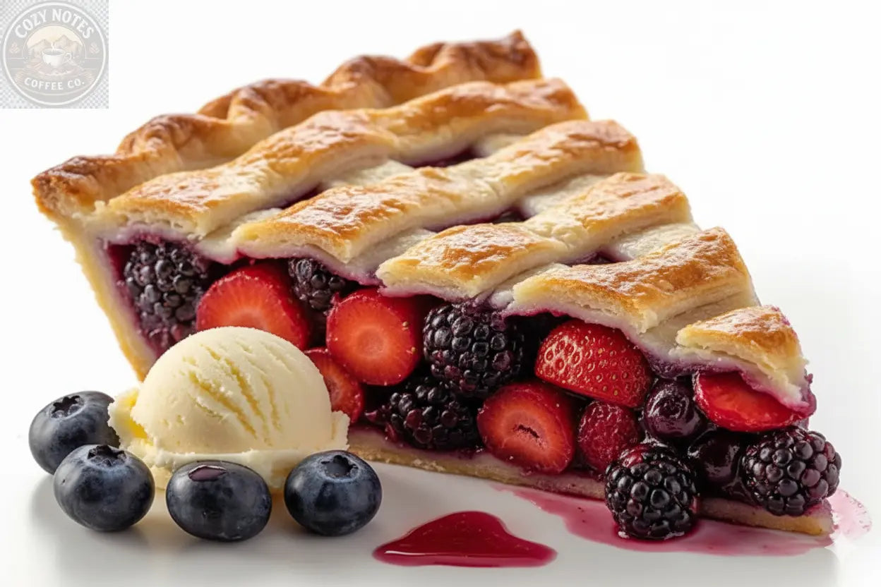 Andy Anand Sugar-Free Mixed Berry Pie, 2.6 lb – Strawberries, Blueberries & Blackberries, Keto & Diabetic-Friendly, Birthday Gift Box Andyanand