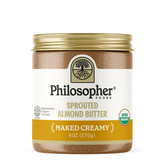 Naked Creamy Sprouted Almond Butter Philosopher Foods