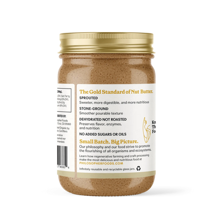 Naked Creamy Sprouted Almond Butter Philosopher Foods