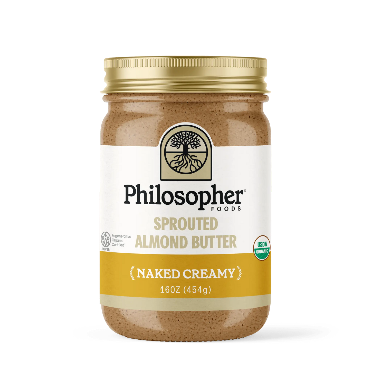 Naked Creamy Sprouted Almond Butter Philosopher Foods