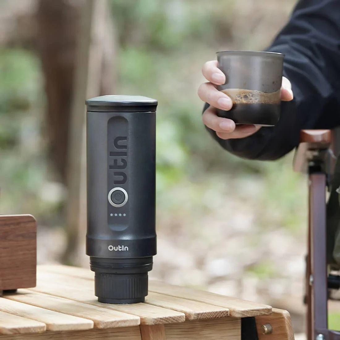 OutIn Nano Espresso Maker — Space Grey