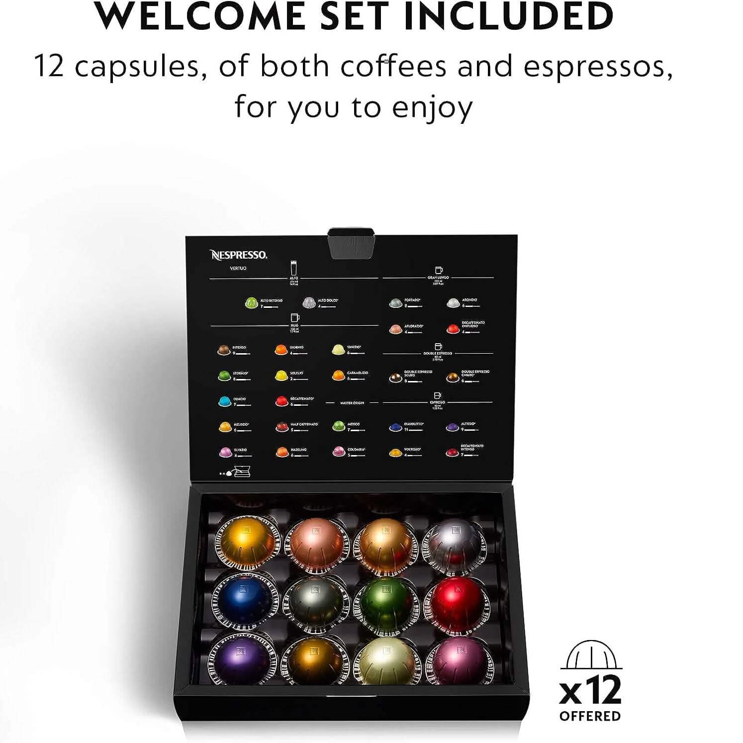 Nespresso VertuoPlus Deluxe Coffee and Espresso Machine (Refurbished) - Cozy Notes Coffee Co