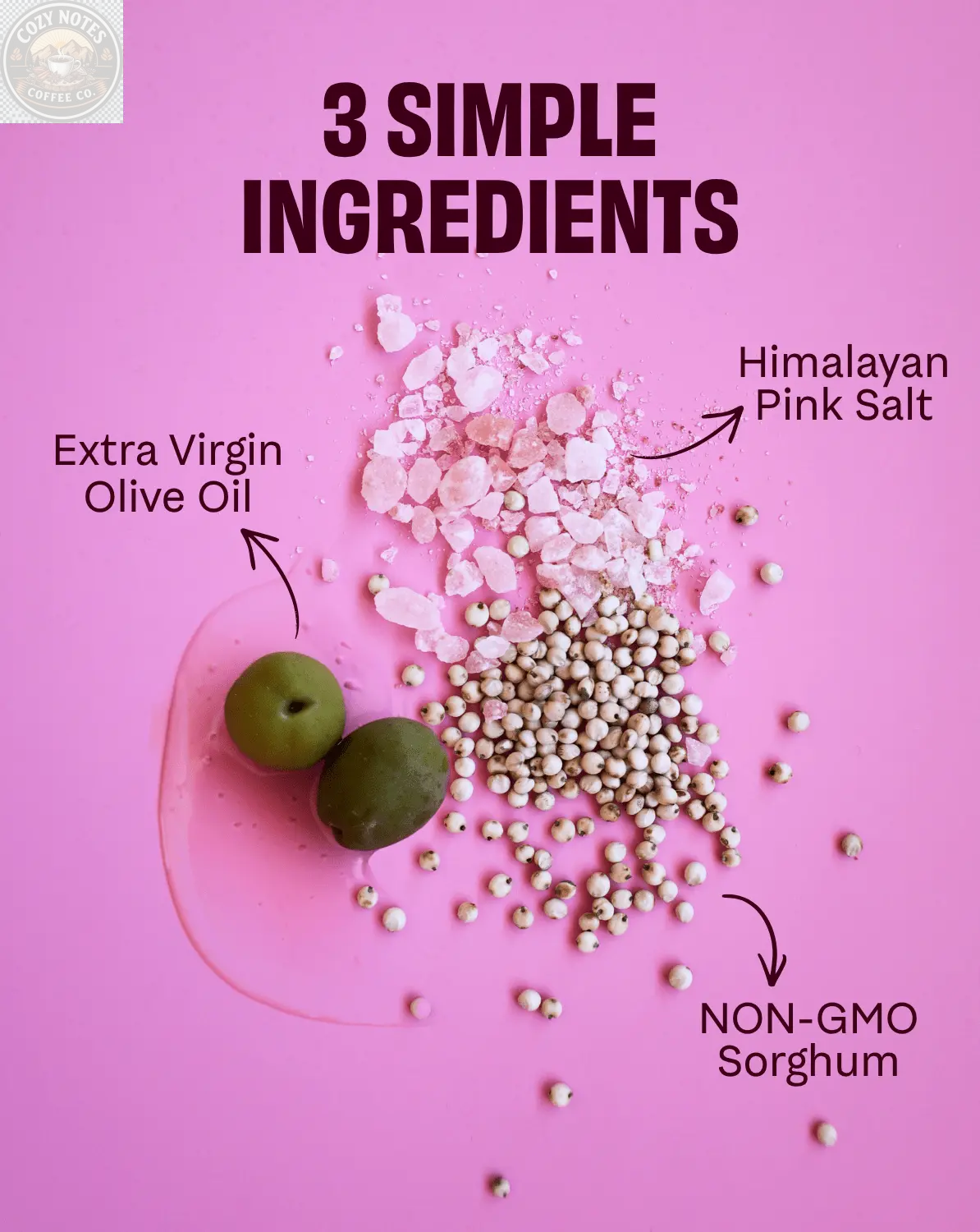 Olive Oil Pink Salt Cob